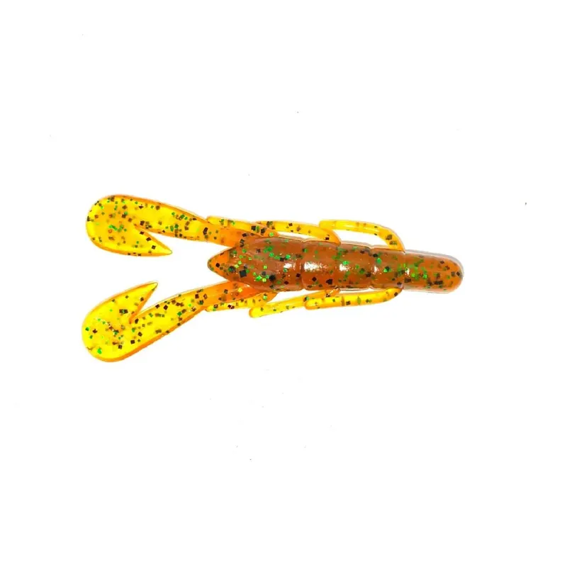 Leurre souple Zoom Ultra Vibe Speed Craw 90 mm Rootbeer Pep/Green Offre Spéciale