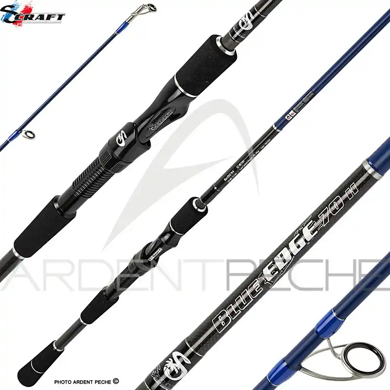 Solde Canne S CRAFT Blue edge