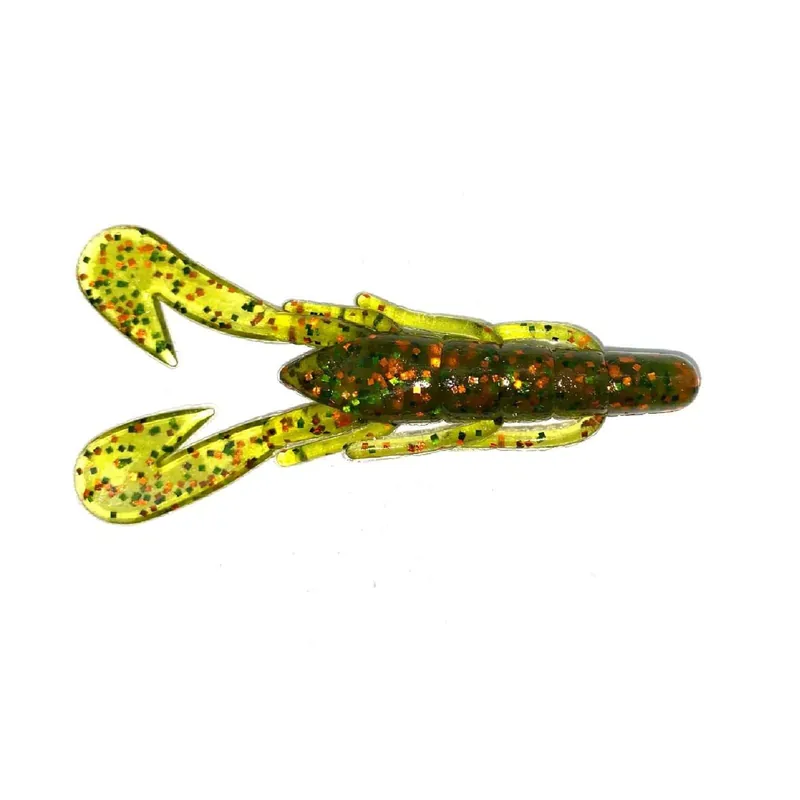 Offre Du Jour Leurre souple Zoom Ultra Vibe Speed Craw 90 mm Watermelon Vert Orange