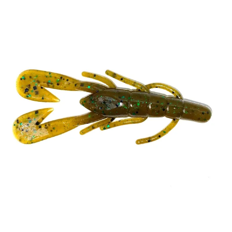 Leurre souple Zoom Ultra Vibe Speed Craw 90 mm Vert Citrouille Meilleure Vente