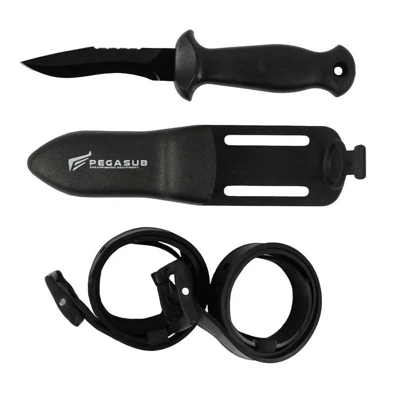 Certifié Couteau chasse sous marine Pegasub Kukri 9 cm