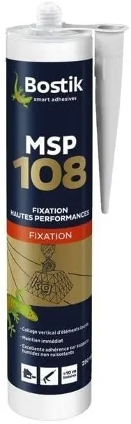 Cartouche Bostik MSP 108 Mastic polymère – OCCASION GRADE C Paiement Sécurisé