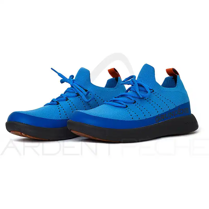 Chaussures GRUNDENS Sea knit boat coastal blue Marque