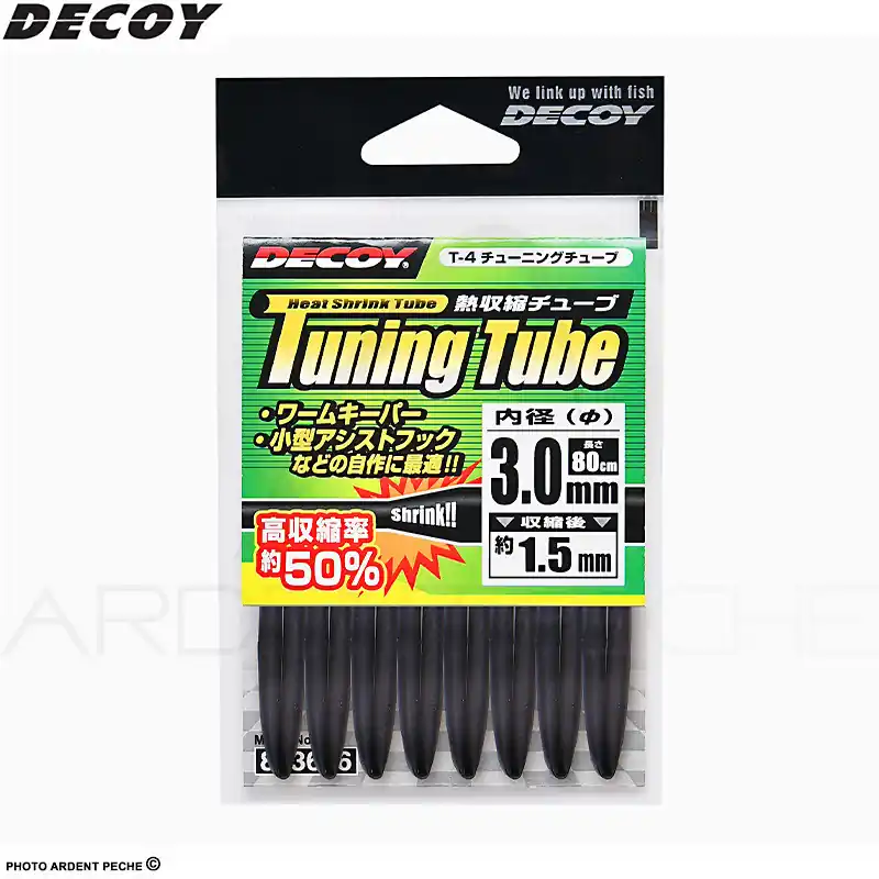 Gaine thermorétractable DECOY T-4 Tunning tube Nouvelle Collection