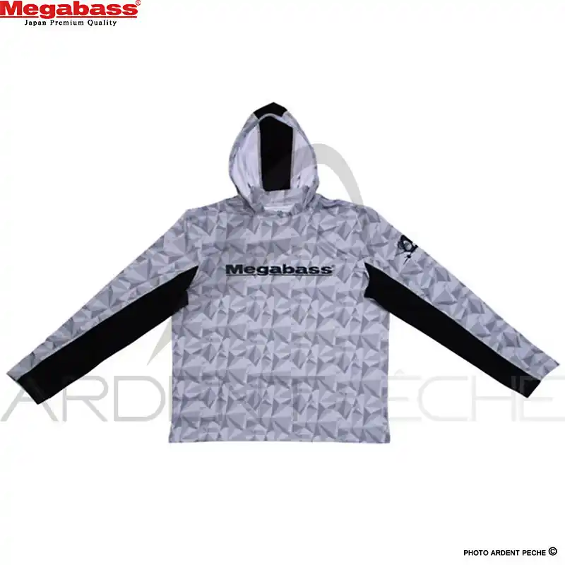 Top Vente Sweat MEGABASS Game hoodie white