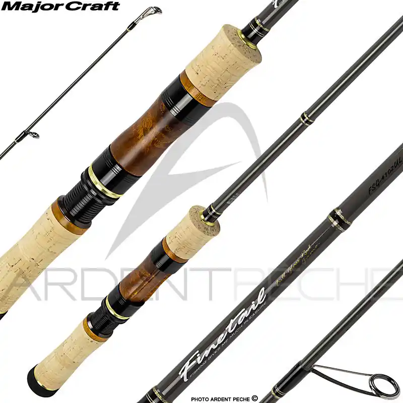 Achat Immédiat Canne spinning MAJOR CRAFT Finetail glass