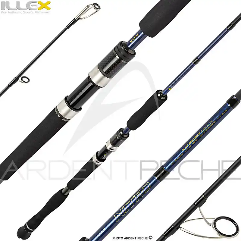 Canne spinning ILLEX Nitro S 220 H/XH Blue specimen Offre Du Jour