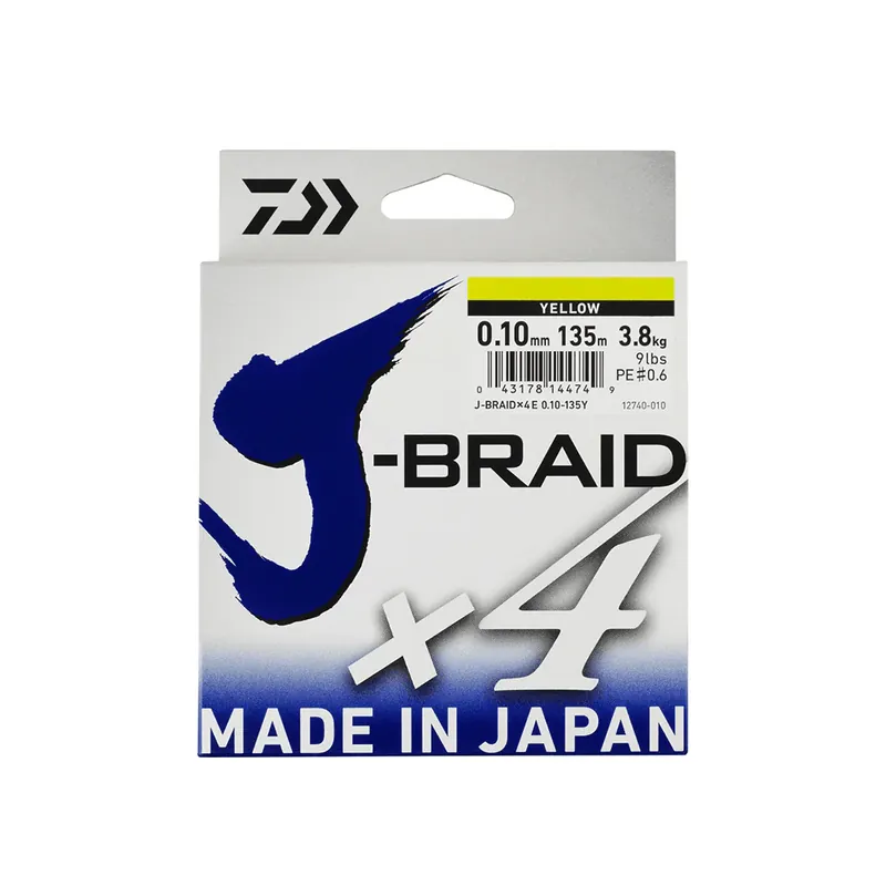 Ligne Tressée Daiwa J-Braid 4B Vert 135 m Bon Plan