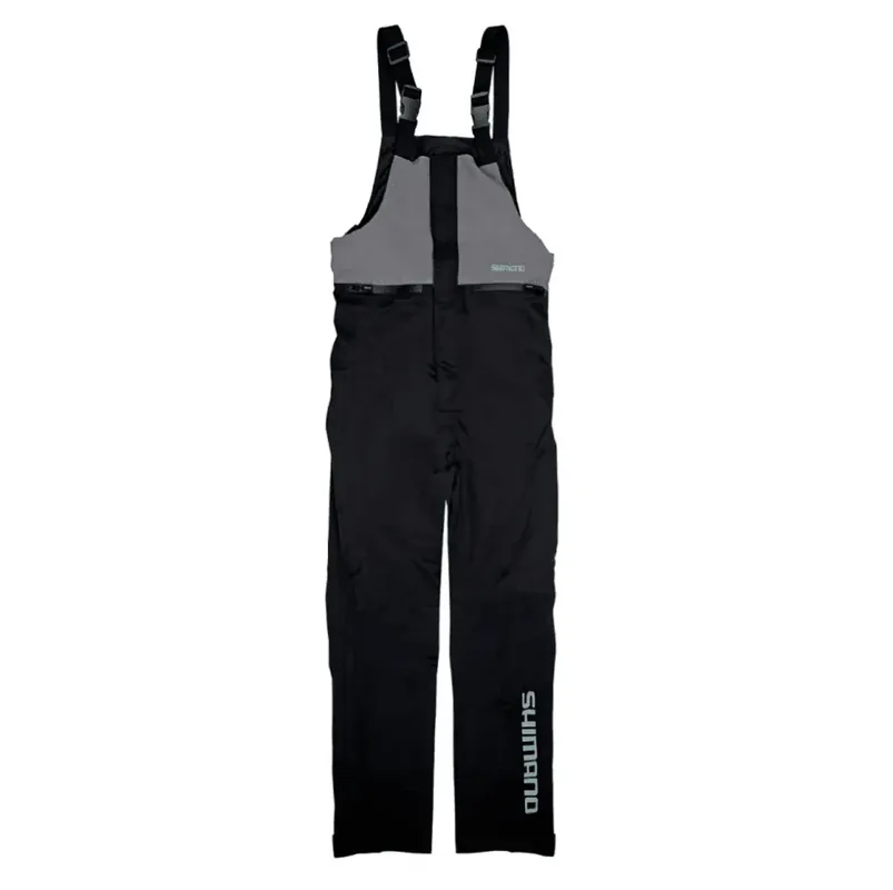 Salopette Shimano Bib and Brace Padded Noir Pas Cher