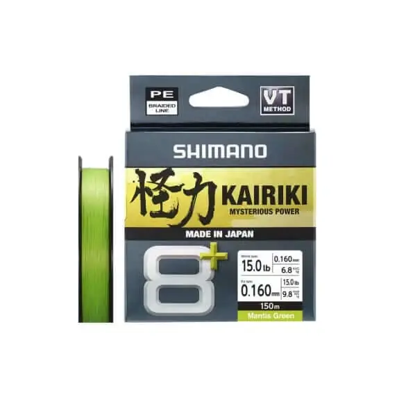 Usine Directe Ligne Tressée Shimano Kairiki 8+ Vert 300 m
