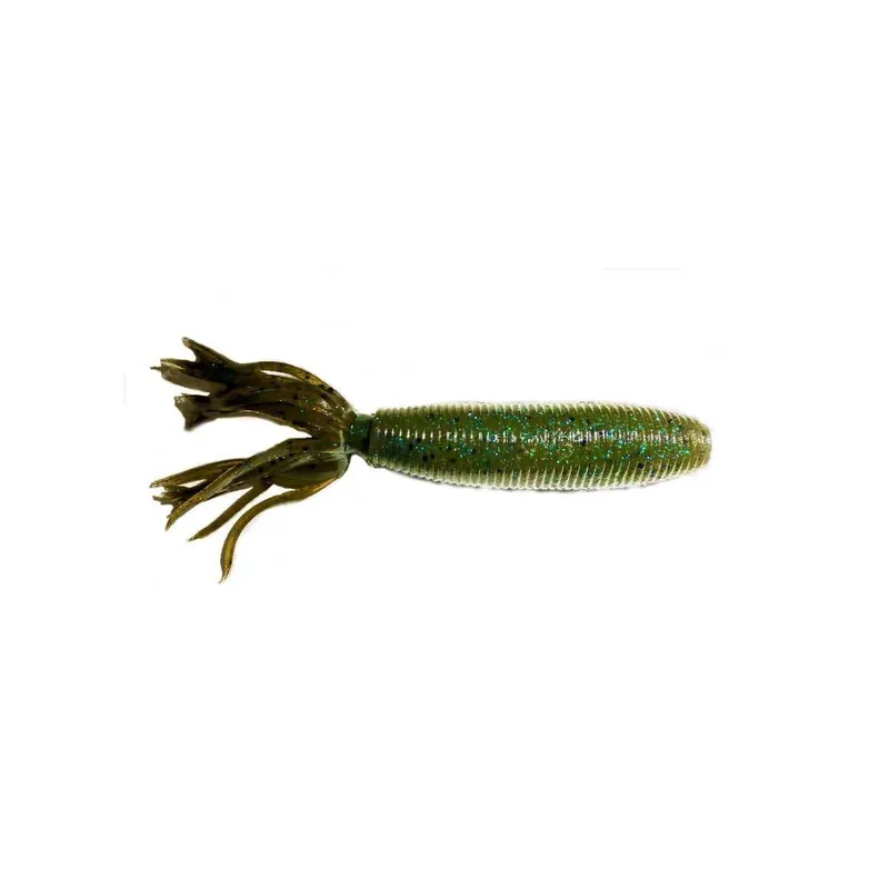 Leurre souple Yamamoto Fat Ika 4" 100 mm Vert Citrouille Bleu Satisfait Ou Remboursé