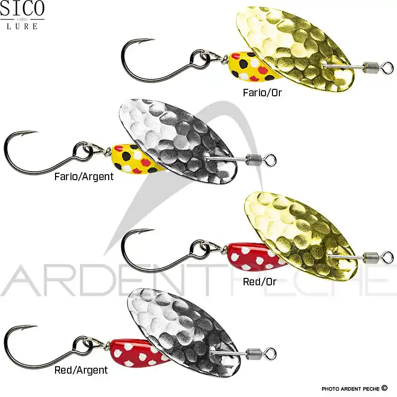 Cuiller tournante SICO LURE Vibro 5.5g Achat Immédiat