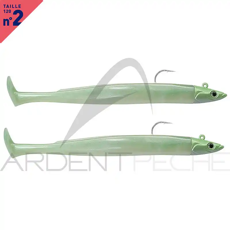 Nouveauté Leurre souple FIIISH Crazy paddle tail double combo 120