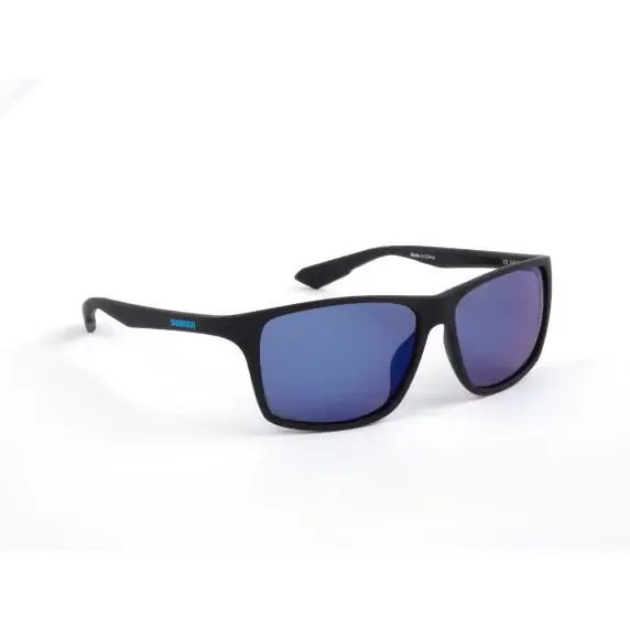 Lunettes Polarisantes Shimano Technium noir mat et bleu Dernière Chance