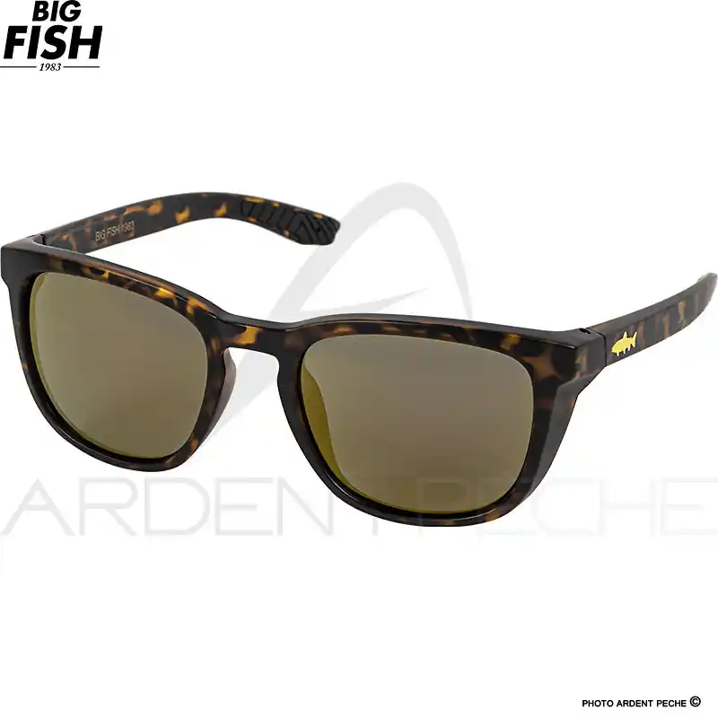 Lunettes polarisantes BIG FISH 1983 Wisp trout gold iridium Brown turtle dark Affaire À Saisir