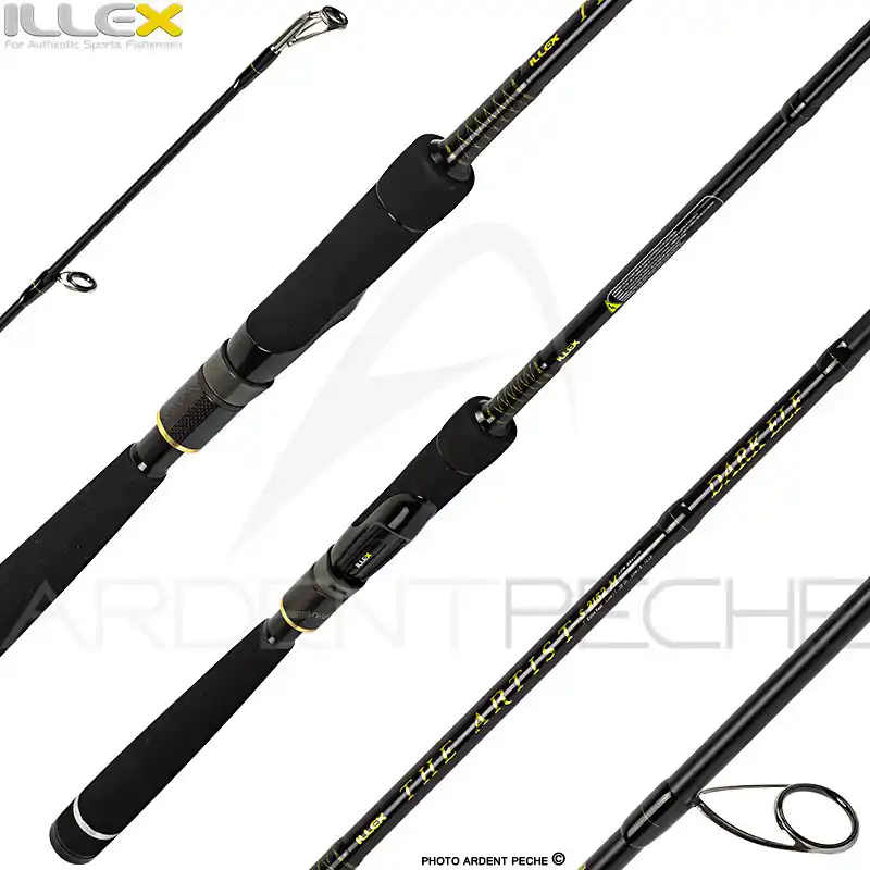 Canne spinning ILLEX The artist X5 S 2152 M Dark elf démo Expédié Aujourd'hui