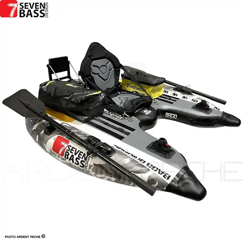 Float tube SEVEN BASS Flatform Junior Bass brigade Top Vente