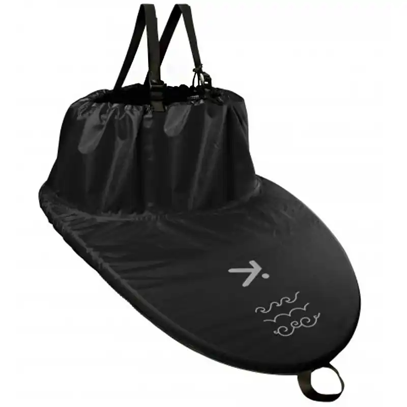 Jupe kayak nylon Hiko Basic Light Noir Dernière Chance