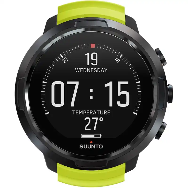 Bon Marché Ordinateur de Plongée Suunto D5 Black Lime