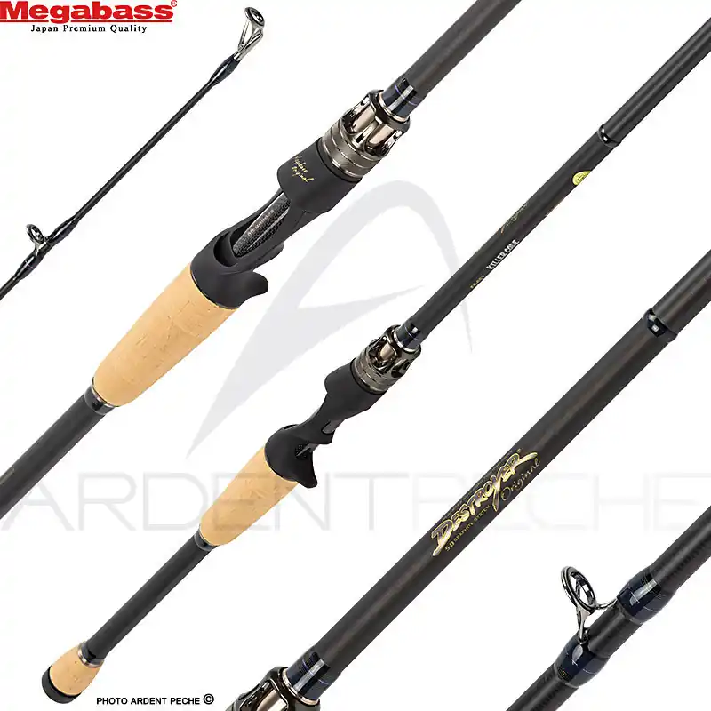 Canne casting MEGABASS Destroyer P5 F3 610 X Réduction