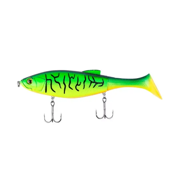 Leurre} articulated Shimano} Yasei Hyper Hybrid S 150 mm Fire Tiger Expédition Rapide