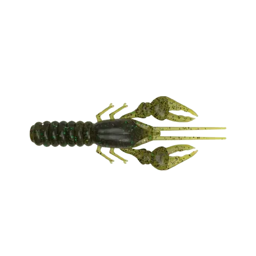 Prix Cassé Leurre souple AGR Finesse Craw 73 mm Vert Potiron Violet