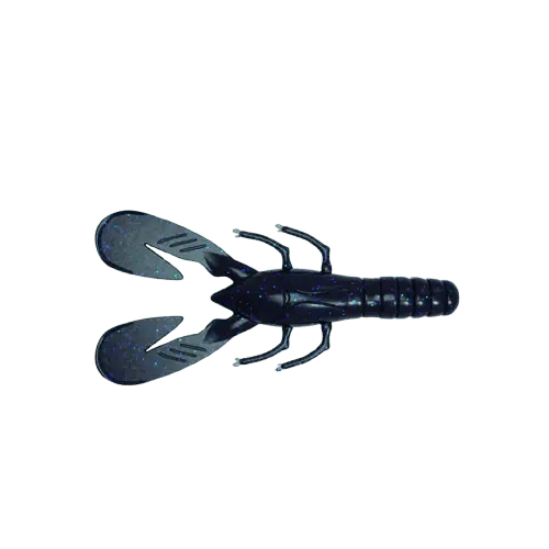 Leurre souple AGR Lethal Craw 85 mm Noir Bleu Super Prix