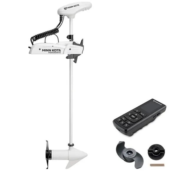 Bon Marché Moteur électrique avant Minn Kota Riptide Powerdrive 70 GPS 137 cm