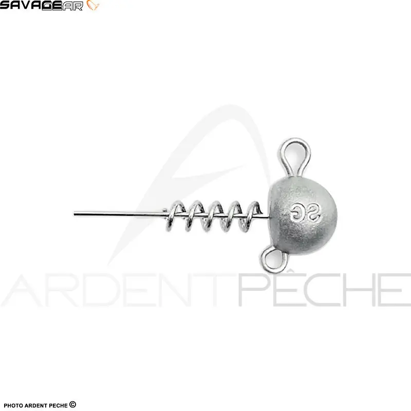 Tête plombée SAVAGE GEAR Corkscrew ballhead Pas Cher