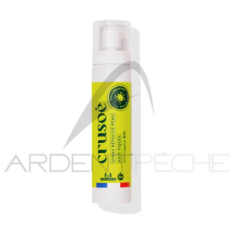 CRUSOE Spray anti tiques 75ml Vente Directe