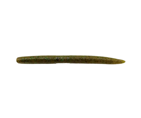 Certifié Leurre souple AGR Still Worm 120 mm Vert Citrouille Pourpre