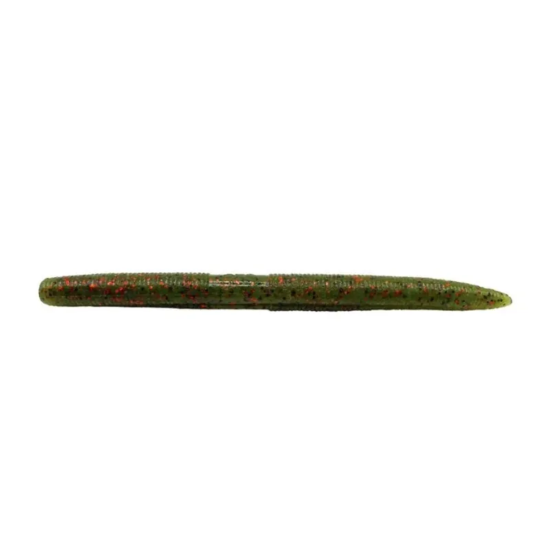 Expédition Rapide Leurre souple AGR Ver immobile 100 mm Watermelon} Rouge