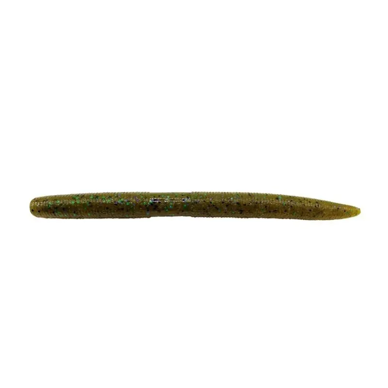 Acheter Direct Leurre souple AGR Ver immobile 100 mm Vert Citrouille Pourpre