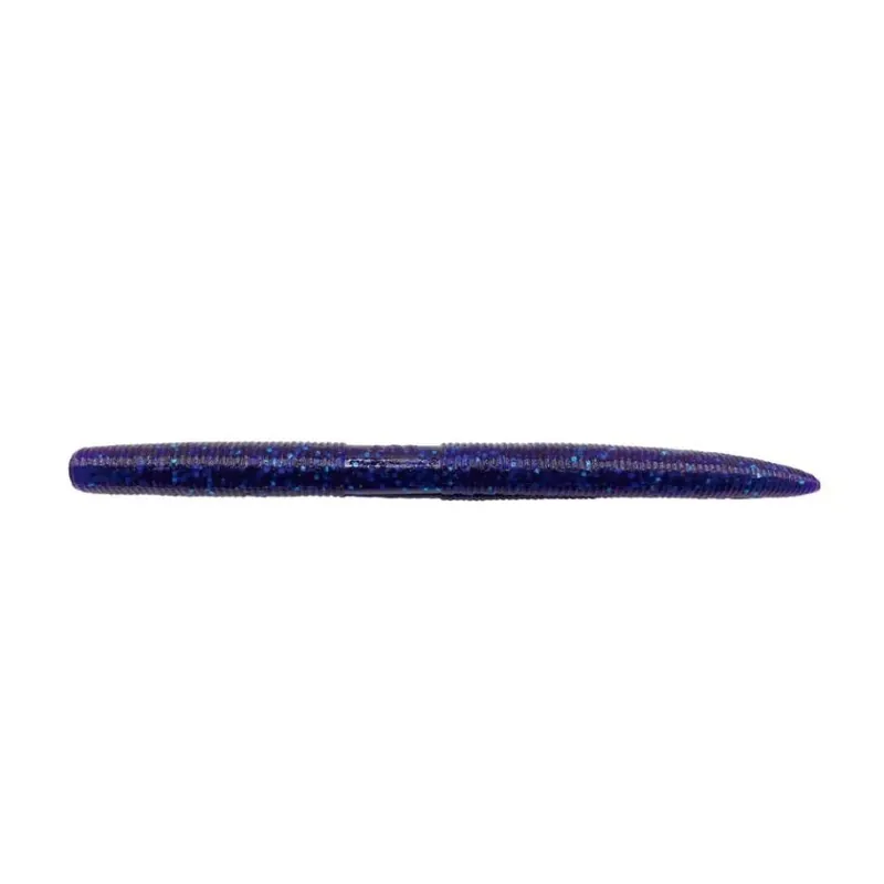 Leurre souple AGR Still Worm 100 mm Junebug/Blue Flake Usine Directe
