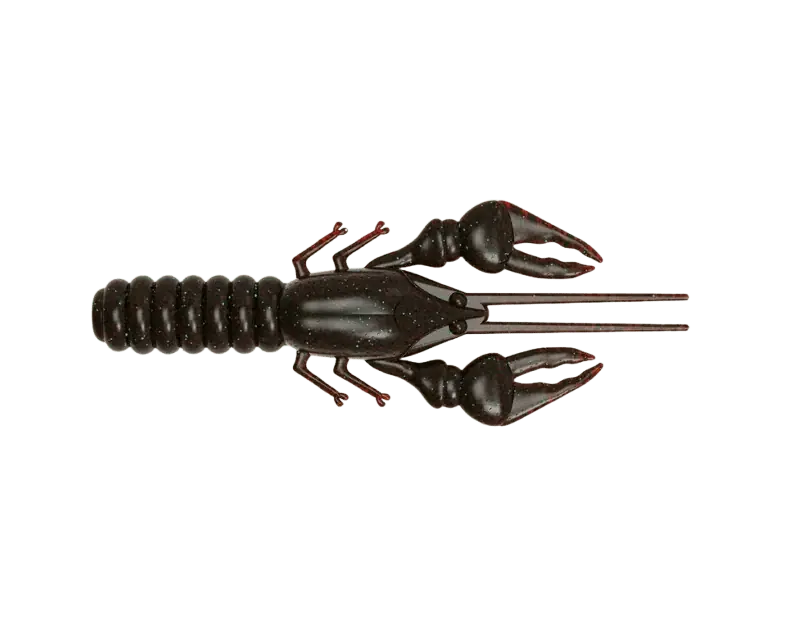 Promotion Saisonnière Leurre souple AGR Finesse Craw 73mm Prune Émeraude