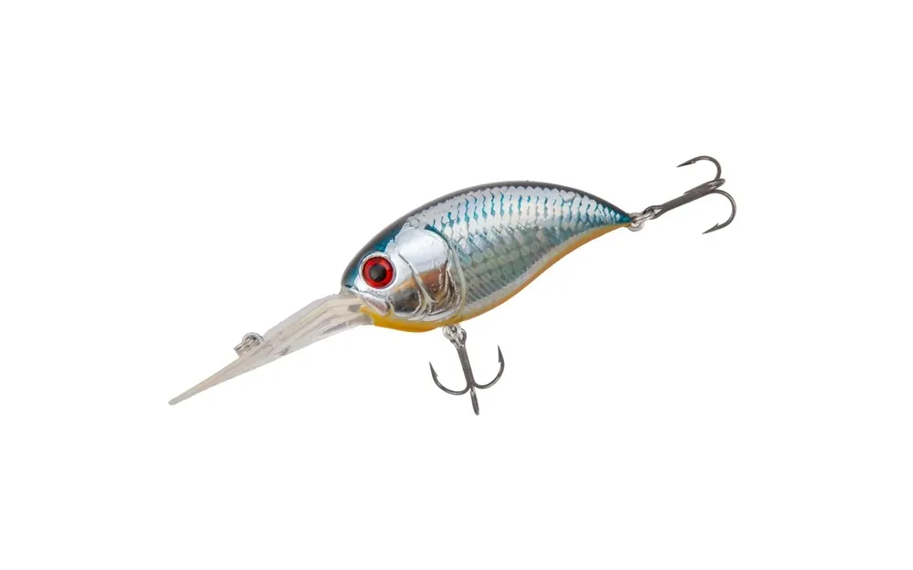 Super Prix Crankbait Mikado Wobbler Crazy Crank 62 mm Holo Bleak