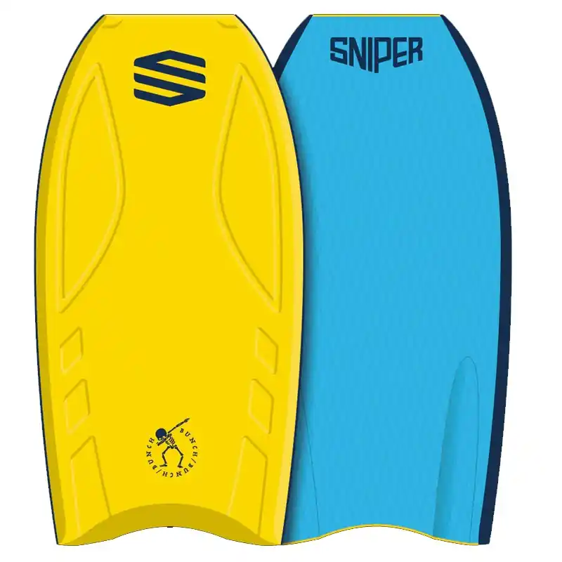 Bodyboard Sniper Bunch II Jaune et bleu 44 Achat Immédiat