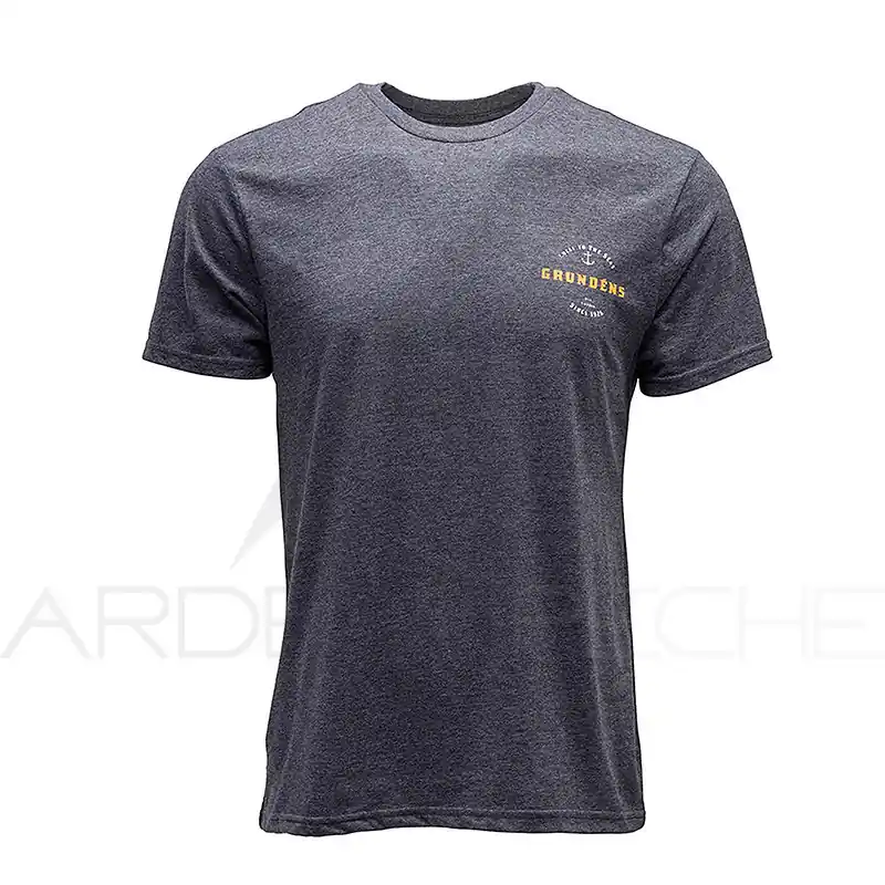 Bon Plan T Shirt GRUNDENS Rope knot SS heather charcoal