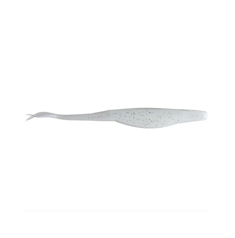 Vente Directe Leurre souple Zoom Salty Super Fluke 152 mm Glace Blanche