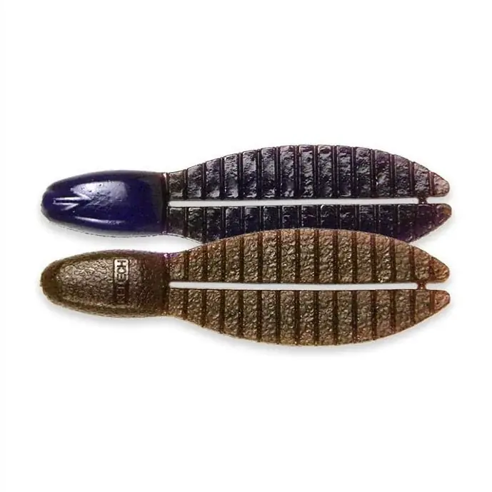 Leurre souple Keitech Flex Chunk Medium 76 mm Marron Violet Offre Limitée
