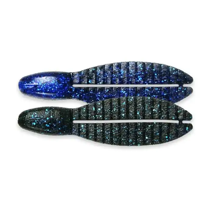 Leurre souple Keitech Flex Chunk Medium 76 mm Noir Bleu Commander Maintenant