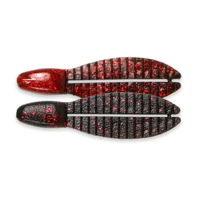 Leurre souple Keitech Flex Chunk Medium 76 mm Cerise Noire Offre Du Jour