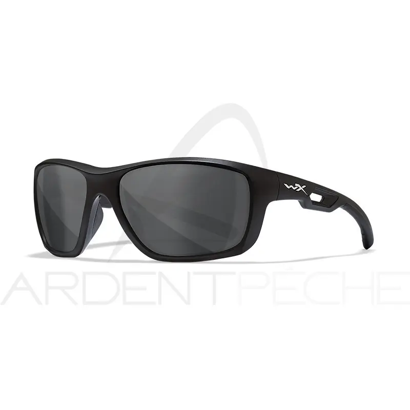 Lunettes polarisantes WILEY X Aspect Smoke grey Matte black frame Solde