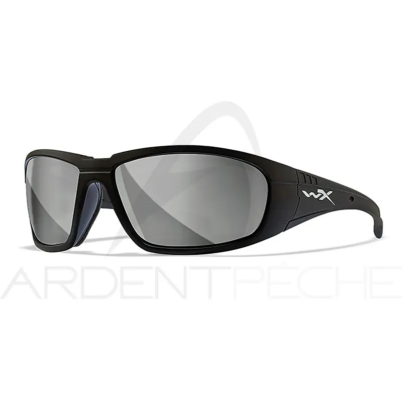 Lunettes polarisantes WILEY X Boss Silver flash Matte black frame Quantité Limitée