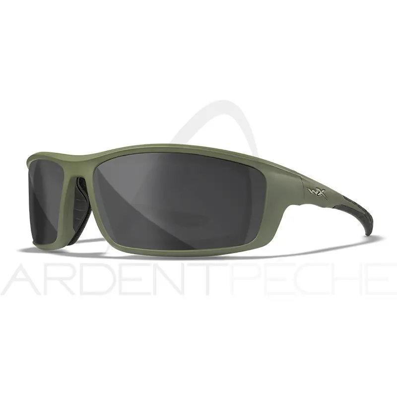 Usine Directe Lunettes polarisantes WILEY X Grid captivate Grey Matte utility green frame