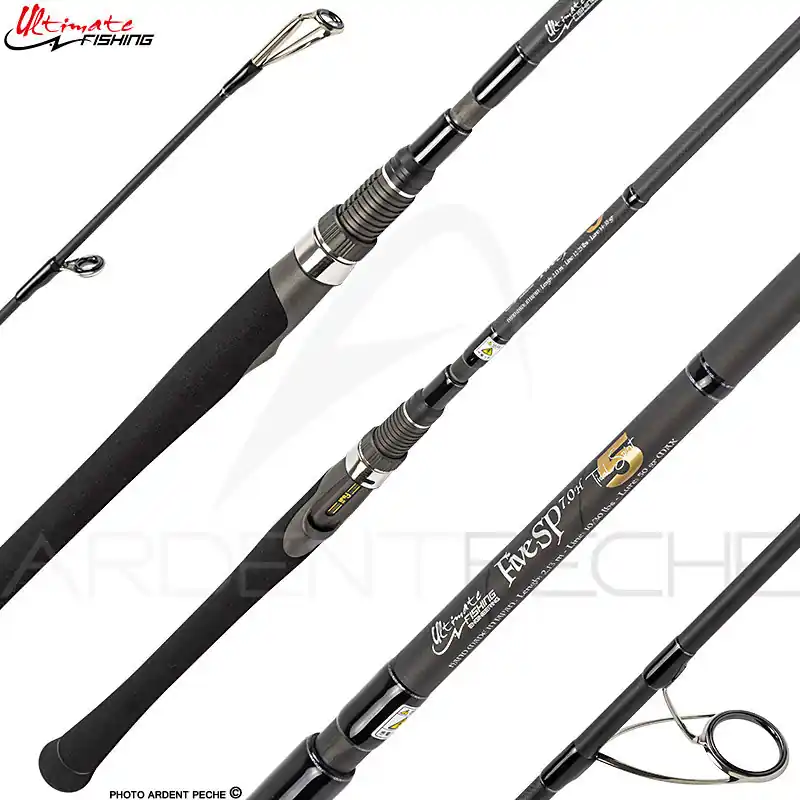 Canne spinning ULTIMATE FISHING Five spin 7.0 H Tidal spirit Super Prix