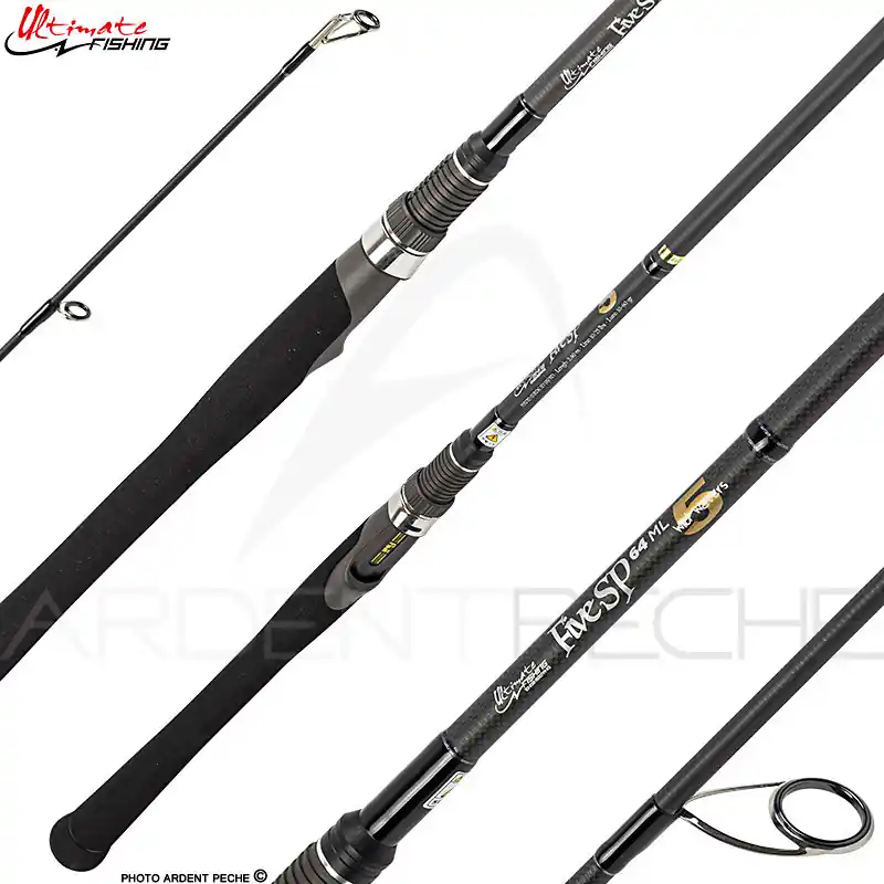 Nouvelle Collection Canne spinning ULTIMATE FISHING Five spin 64 ML Wild waters