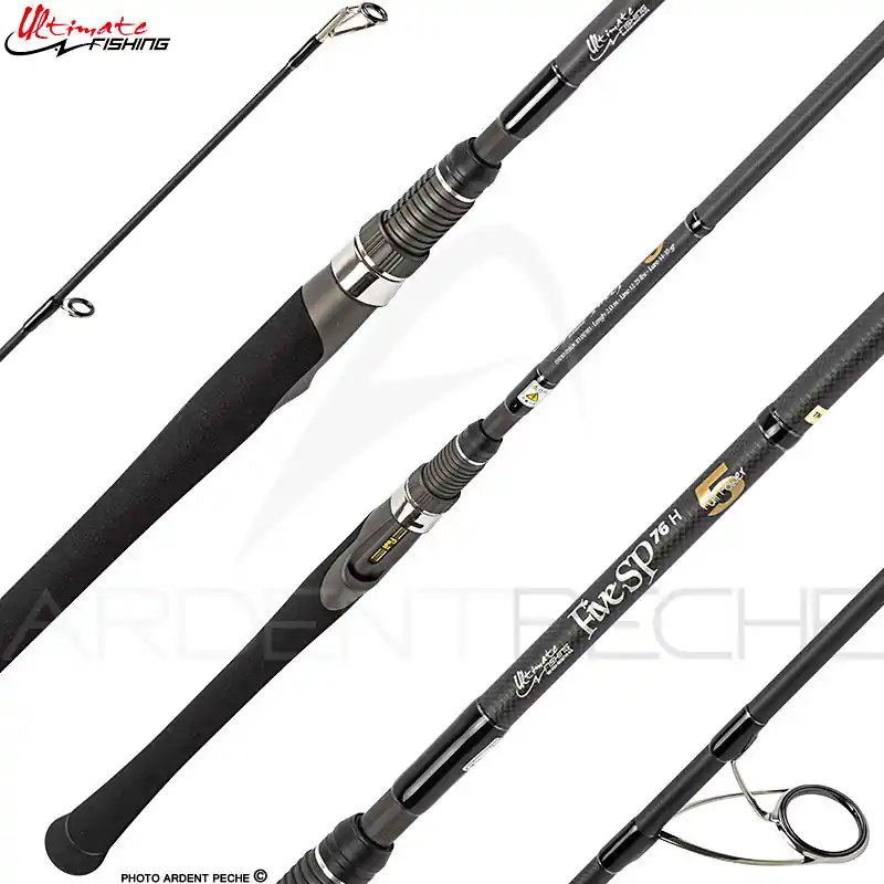 Bon Plan Canne spinning ULTIMATE FISHING Five spin 76 H Full power