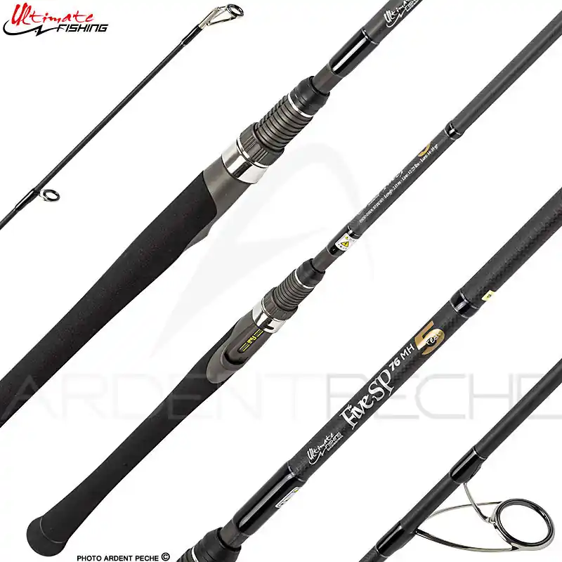 Canne spinning ULTIMATE FISHING Five spin 76 MH Feat Livraison Express