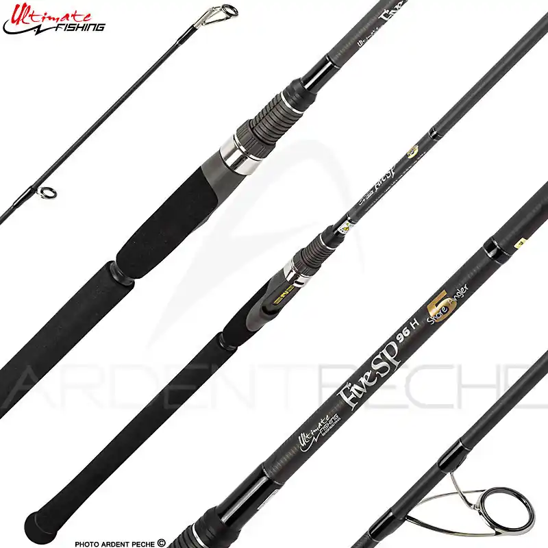 Retour Gratuit Canne spinning ULTIMATE FISHING Five spin 96 H Shore angler